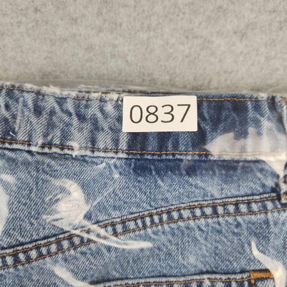 Abercrombie & Fitch Jeans Women 30/10 Blue Curve Love Loose High Rise Distressed - Picture 8 of 8